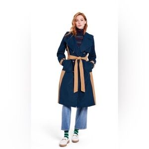 La Ligne x Target Side Stripe Trench Coat M